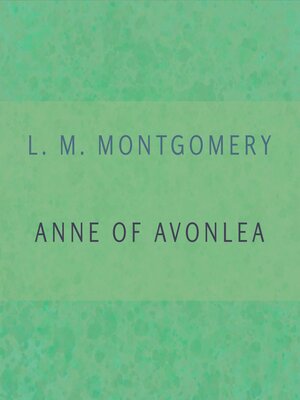cover image of Anne of Avonlea
